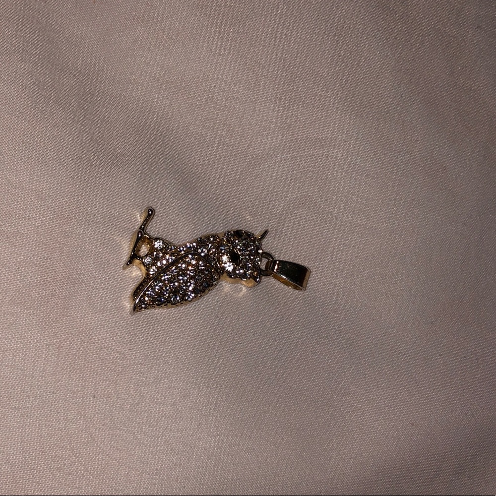 Iced Out Gold OVO Chain Pendant